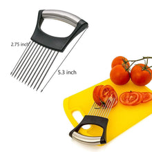 Load image into Gallery viewer, Multipurpose Stainless Steel Assistant Vegetable and Meat Slicer Holder
