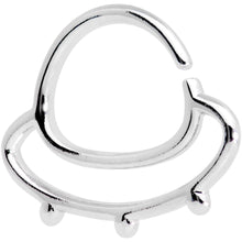 Load image into Gallery viewer, 16G 3/8" Outer Space UFO Septum Ring
