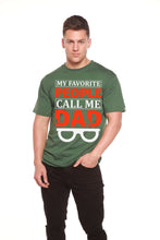 Load image into Gallery viewer, My Favorite People Call Me Dad Men's Bamboo Viscose/Organic Cotton Short Sleeve Graphic T-Shirt
