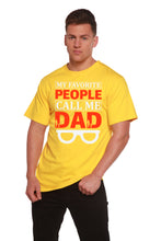 Load image into Gallery viewer, My Favorite People Call Me Dad Men's Bamboo Viscose/Organic Cotton Short Sleeve Graphic T-Shirt
