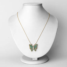 Load image into Gallery viewer, 2.60 Carat Genuine Emerald and White Zircon .925 Sterling Silver Necklace
