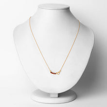 Load image into Gallery viewer, 0.32 Carat Genuine Garnet .925 Sterling Silver Necklace
