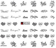 Load image into Gallery viewer, Nail Art Water Transfer Stickers Anime Mouse Animal Kid slider adhesive Watermark Decals Women Beauty Wedding Nails  Decal Self-Adhesive 3D Wave Design Decoration for Women Girls Art Stickers Decal Decoration Metallic Curve Strip Line Nail
