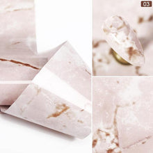 将图片加载到图库查看器，Nail Foils Marble Flower Series Iridescent Nail Art Transfer Sticker Paper Slider Nail Water Decal Design Manicures Decorations  Art Manicures Decoration New Gold Nail Transfer Foils for Nail Arts Nails Supply Holographic Effect Nail Art Foil Stickers Hol
