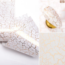 将图片加载到图库查看器，Nail Foils Marble Series Nail Art Transfer Sticker Paper Gold Line Foils Bright Marble Design Decoration Marble Nail Art Stickers Water Transfer Nail Decals Full Wraps Gradient Acrylic Nail Kits for Women Manicure Decoration Accessories

