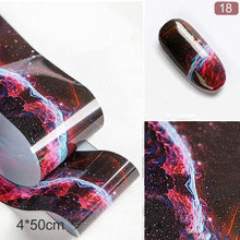 将图片加载到图库查看器，Nail Foils Marble Series Nail Art Transfer Sticker Paper Gold Line Foils Bright Marble Design Decoration Marble Nail Art Stickers Water Transfer Nail Decals Full Wraps Gradient Acrylic Nail Kits for Women Manicure Decoration Accessories

