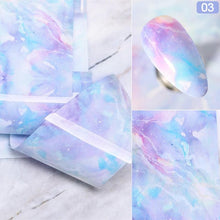 将图片加载到图库查看器，Nail Foils Marble Series Nail Art Transfer Sticker Paper Gold Line Foils Bright Marble Design Decoration Marble Nail Art Stickers Water Transfer Nail Decals Full Wraps Gradient Acrylic Nail Kits for Women Manicure Decoration Accessories

