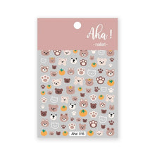 将图片加载到图库查看器，Nail Glue Stickers Stars Moon Cartoon Rabbit Panda Flower Nail Decoration Decals Nail Sticker Nail Art Decorations Design Decoration Acrylic Nail Supplies Designer Nail Decorations for Women Girls Kids 3D Nail Art Stickers Decals
