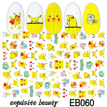 将图片加载到图库查看器，Nail Stickers Cute Rabbit Nail Art Decorations No Face Man Sliders For Manicure Cute Cartoon Nail Art Sticker Decals for Women Kids Girls Manicure Decoration Nail Art Supplies 3D Self-Adhesive Nail Decals Designer Nail Stickers for Acrylic Nails
