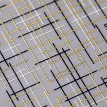将图片加载到图库查看器，Nail Strip Stickers Black Gold Rose Gold Silver Metal Strip Tape Nail Art Adhesive Foil Tips Nail Sticker Decals Metallic Curve Strip Line Nail Decal Self-Adhesive 3D Wave Design Decoration for Women Girls Tape Nail Art Stickers Decal Decoration
