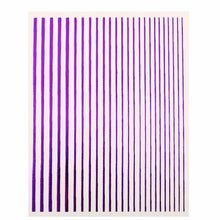 将图片加载到图库查看器，Nail Strip Stickers Black Gold Rose Gold Silver Metal Strip Tape Nail Art Adhesive Foil Tips Nail Sticker Decals Metallic Curve Strip Line Nail Decal Self-Adhesive 3D Wave Design Decoration for Women Girls Tape Nail Art Stickers Decal Decoration
