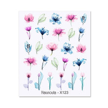 将图片加载到图库查看器，Nails Sticker Nail Art Decorations Flowers Leaves Decals Water Transfer Sliders Woman Face Fruit Foil Manicures Wraps  Water Transfer Nail Decals Sticker For Pretty Girl Self-Adhesive Nail Decals Designer Nail Stickers for Acrylic Decal
