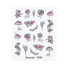 将图片加载到图库查看器，Nails Sticker Nail Art Decorations Flowers Leaves Decals Water Transfer Sliders Woman Face Fruit Foil Manicures Wraps  Water Transfer Nail Decals Sticker For Pretty Girl Self-Adhesive Nail Decals Designer Nail Stickers for Acrylic Decal
