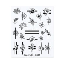 将图片加载到图库查看器，Nails Sticker Nail Art Decorations Flowers Leaves Decals Water Transfer Sliders Woman Face Fruit Foil Manicures Wraps  Water Transfer Nail Decals Sticker For Pretty Girl Self-Adhesive Nail Decals Designer Nail Stickers for Acrylic Decal
