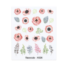 将图片加载到图库查看器，Nails Sticker Nail Art Decorations Flowers Leaves Decals Water Transfer Sliders Woman Face Fruit Foil Manicures Wraps  Water Transfer Nail Decals Sticker For Pretty Girl Self-Adhesive Nail Decals Designer Nail Stickers for Acrylic Decal
