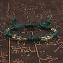 Load image into Gallery viewer, National Style Lucky Red String Bracelet Handmade Braided Knot Charm Bracelets For Women Men Red Bracelet Protection Red Cord Bracelet Adjustable Braided Knot Bracelet
