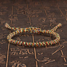 Load image into Gallery viewer, National Style Lucky Red String Bracelet Handmade Braided Knot Charm Bracelets For Women Men Red Bracelet Protection Red Cord Bracelet Adjustable Braided Knot Bracelet
