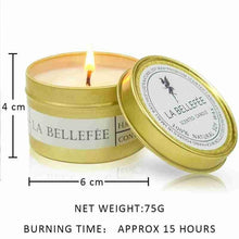 Load image into Gallery viewer, Natural Soy Wax Scented Tin Candle Aromatherapy Candles Scented Candles Gift Set for Women Soy Candle Portable Travel Tin Candles For Stress Relief Wedding Gift Festival Party Home Decoration Scented Soy Candles

