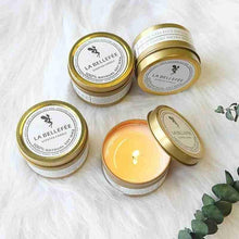 Load image into Gallery viewer, Natural Soy Wax Scented Tin Candle Aromatherapy Candles Scented Candles Gift Set for Women Soy Candle Portable Travel Tin Candles For Stress Relief Wedding Gift Festival Party Home Decoration Scented Soy Candles
