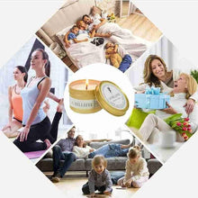 Load image into Gallery viewer, Natural Soy Wax Scented Tin Candle Aromatherapy Candles Scented Candles Gift Set for Women Soy Candle Portable Travel Tin Candles For Stress Relief Wedding Gift Festival Party Home Decoration Scented Soy Candles
