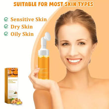 Load image into Gallery viewer, Natural Turmeric Glow Facial Cleanser - Gentle Foaming Face Wash for All Skin Types
