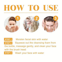 Load image into Gallery viewer, Natural Turmeric Glow Facial Cleanser - Gentle Foaming Face Wash for All Skin Types
