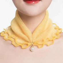 将图片加载到图库查看器，Neck Collars Fashion Scarves for Women And Girls Print Satin Silk Scarf Female Bandana Head Bib Scarfs For Ladies
