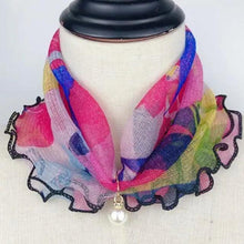 将图片加载到图库查看器，Neck Collars Fashion Scarves for Women And Girls Print Satin Silk Scarf Female Bandana Head Bib Scarfs For Ladies
