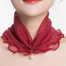 将图片加载到图库查看器，Neck Collars Fashion Scarves for Women And Girls Print Satin Silk Scarf Female Bandana Head Bib Scarfs For Ladies
