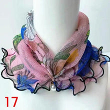 将图片加载到图库查看器，Neck Collars Fashion Scarves for Women And Girls Print Satin Silk Scarf Female Bandana Head Bib Scarfs For Ladies
