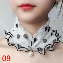 将图片加载到图库查看器，Neck Collars Fashion Scarves for Women And Girls Print Satin Silk Scarf Female Bandana Head Bib Scarfs For Ladies
