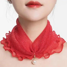将图片加载到图库查看器，Neck Collars Fashion Scarves for Women And Girls Print Satin Silk Scarf Female Bandana Head Bib Scarfs For Ladies
