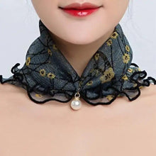 将图片加载到图库查看器，Neck Collars Fashion Scarves for Women And Girls Print Satin Silk Scarf Female Bandana Head Bib Scarfs For Ladies

