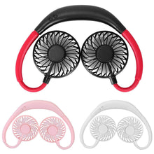Load image into Gallery viewer, Neck Hanging Fan Hand Free Portable
