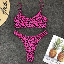Load image into Gallery viewer, Neon Yellow Green Swimsuit Women Push Up Padded Micro Bikini Summer Beach Bathing Suit Beach Swimwear  Women's Scoop Neck Cut Out Front Lace Up Back High Cut One Piece Swimsuit
