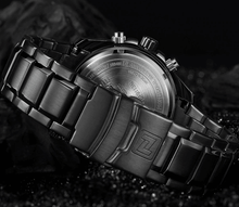Load image into Gallery viewer, Men's  Waterproof Stainless Steel Watch With Chronometers Business Style Wristwatch Unique Design Perfect Gift

