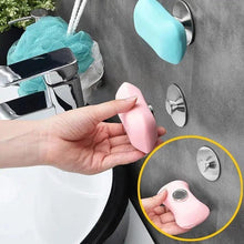 Load image into Gallery viewer, New 1PC Magnetic Soap Holder Tool Free Rustproof Sponge Holder Dish Holder Soap Dish For Bathroom Lavatory Home Soap Dish Suction Strongly Magnetic soap Holder Rustproof Stainless Soap Holder for Bathroom and Kitchen
