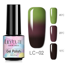 Load image into Gallery viewer, New 2022Fashion  Womens 3-layers Color Changing Gel Nail Polish Long Lasting UV Chameleon Popular Colorful Design For Womens and Girls
