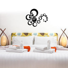 将图片加载到图库查看器，New 3D Acrylic Mirror Home Decoration Wall Clock Acrylic Mute Wall Clock Adjustable Silent Wall Art Clocks Home Decorations for Living Room Bedroom Farmhouse Watch Large Decorative Quartz Living Room Modern Wall sticker
