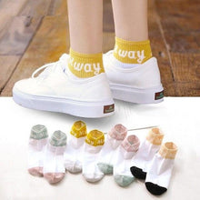 Load image into Gallery viewer, New 5pairs/lot Mixed Colors Ankle Socks Summer Sport Fashion Funny Underwear Women Breathable Soft Combed Out Of Pure Cotton Breathable Socks For Men And Women
