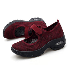 Load image into Gallery viewer, New Air Cushion Flat Shoes Women Mesh Sneakers Breathable Women Shoes Increase Casual Shoes Air Cushion Woman Mesh Sneakers Breathable Flats Womens Shoes

