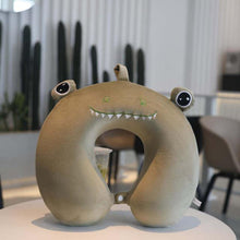 将图片加载到图库查看器，New Animal Memory Cotton U-shaped Pillow Car Neck Pillow Noon Rest Pillow Plane Travel PillowKids Neck  Travel Pillows Cute U-Shaped Animal Pillow for Cars Planes Boys Girls Child Gift Ideas

