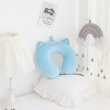 将图片加载到图库查看器，New Animal Memory Cotton U-shaped Pillow Car Neck Pillow Noon Rest Pillow Plane Travel PillowKids Neck  Travel Pillows Cute U-Shaped Animal Pillow for Cars Planes Boys Girls Child Gift Ideas
