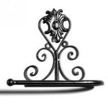 Load image into Gallery viewer, New Arrival Classic Bathroom accessories Vintage Iron Toilet Paper Towel Roll Holder Bathroom Wall Mount Rack Toilet Paper Roll Holder Cast Iron Wall Mounted Toilet Tissue Holder  European Victorian Design
