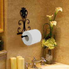 Load image into Gallery viewer, New Arrival Classic Bathroom accessories Vintage Iron Toilet Paper Towel Roll Holder Bathroom Wall Mount Rack Toilet Paper Roll Holder Cast Iron Wall Mounted Toilet Tissue Holder  European Victorian Design
