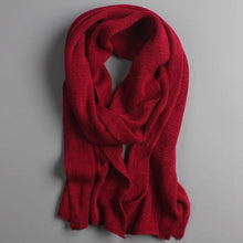 将图片加载到图库查看器，NEW Arrived Men's Fashion Winter Soft Long Thick Warm Scarf Lightweight Knit Spring Unisex Soft Scarves Size Elegant Male Cashmere Neckerchief Warmer Scarves For Men Women
