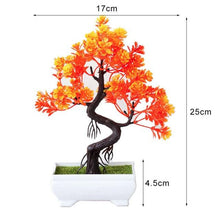 Load image into Gallery viewer, New Artificial Plants Pine Bonsai Potted  Decorative Green Small Trees Fake Flowers Ornament For Home Garden Decoration
