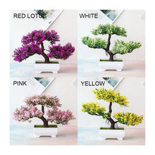 Load image into Gallery viewer, New Artificial Plants Pine Bonsai Potted  Decorative Green Small Trees Fake Flowers Ornament For Home Garden Decoration
