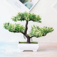 Load image into Gallery viewer, New Artificial Plants Pine Bonsai Potted  Decorative Green Small Trees Fake Flowers Ornament For Home Garden Decoration
