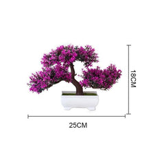 Load image into Gallery viewer, New Artificial Plants Pine Bonsai Potted  Decorative Green Small Trees Fake Flowers Ornament For Home Garden Decoration
